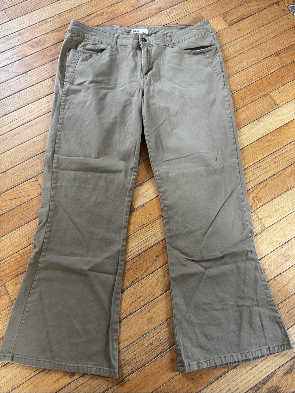 BeBop Khaki Bootcut Jeans